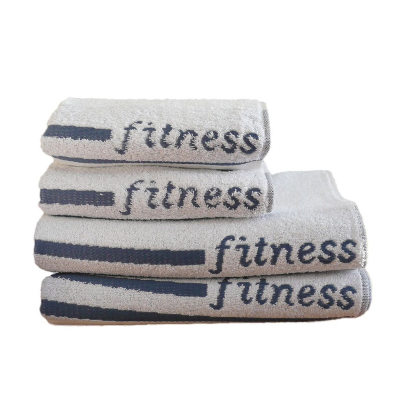 Рушник махровий Shamrock "Fitness" (білий), 50х90см 94422