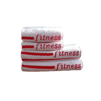 Рушник махровий Shamrock "Fitness" (білий), 30х110см 94419