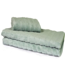 Рушник махровий Home Line "Хвиля" (зелений), 50х90см 88667