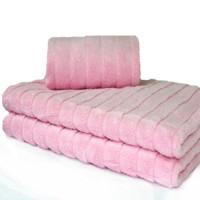 Рушник махровий Home Line "Хвиля" (рожевий), 50х90см 88666