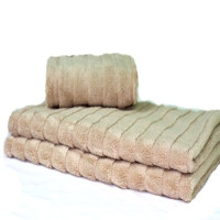 Рушник махровий Home Line "Хвиля" (коричневий), 50х90см 88662