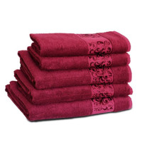 Рушник махровий Home Line "Бембi" (бордовий), 50х90см 87323