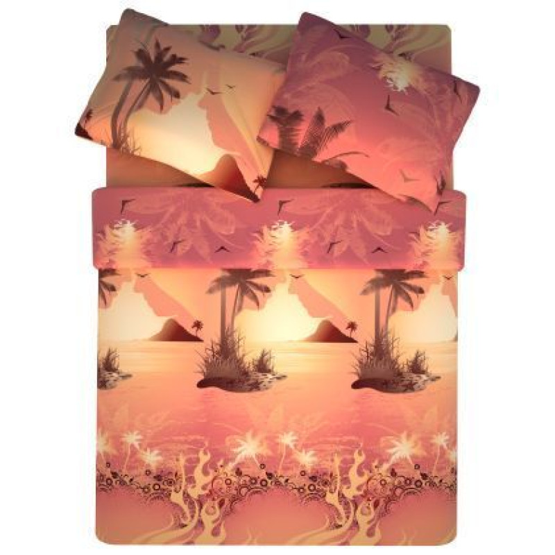 Півтораспальний комплект постільної білизни Home Line "Гаваї" 87067