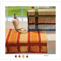 Рушник махровий Home Line "Страйп" (помаранчевий), 50х90см 82014