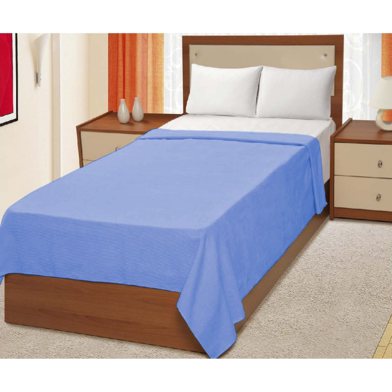 Простирадло махрове Home Line "Руя" (блакитне) 200х220см 56805