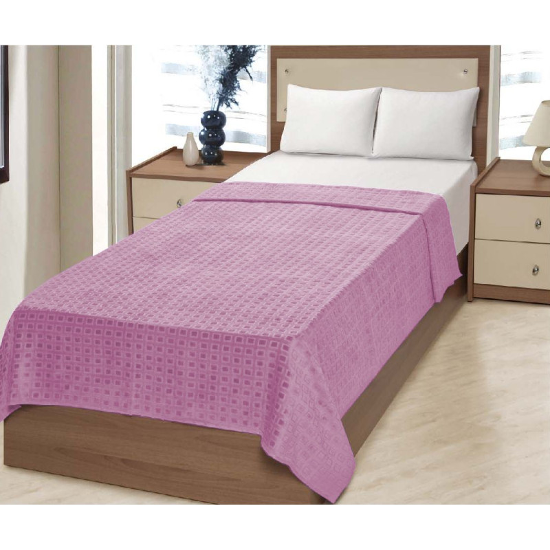 Простирадло махрове Home Line "Карелі" (рожеве) 150х200см 56792
