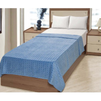Простирадло махрове Home Line "Карелі" (блакитне) 150х200см 56790
