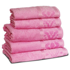 Рушник махровий Home Line "Мел Тем" (рожевий), 50х90см 55896