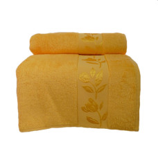 Рушник махровий Home Line "Себнем" (жовтий), 50х90см 53389