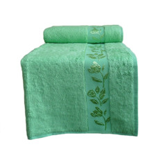 Рушник махровий Home Line "Себнем" (салатовий), 50х90см 53386