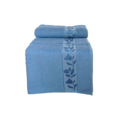 Рушник махровий Home Line "Себнем" (голубой), 50х90см 53384