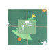 Скатертина HomeLine Merry Christmas 150х220см зелена