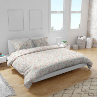 Евро комплект постельного белья Home Line Мелкие цветы 192738