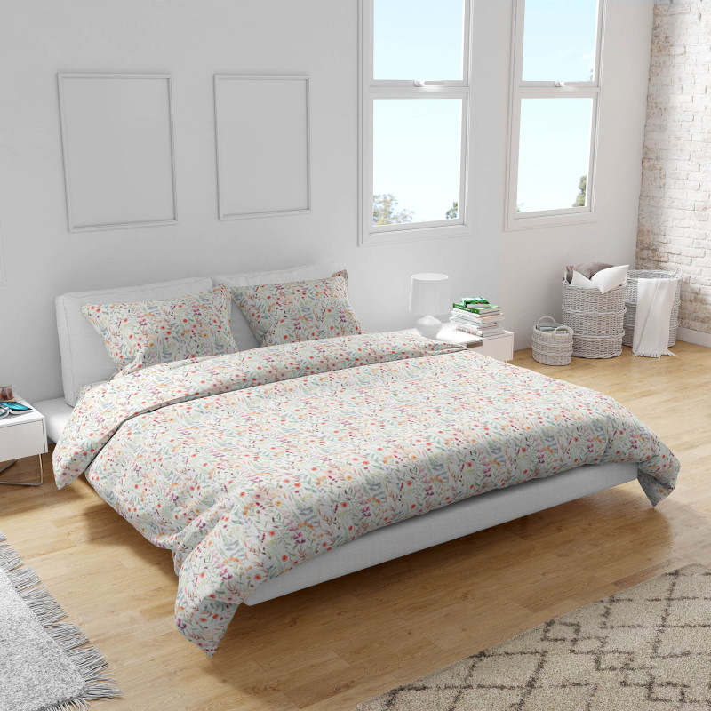 Евро комплект постельного белья Home Line Мелкие цветы 192738