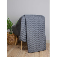 Покрывало стеганое Home Line 160х210 Графит 192195