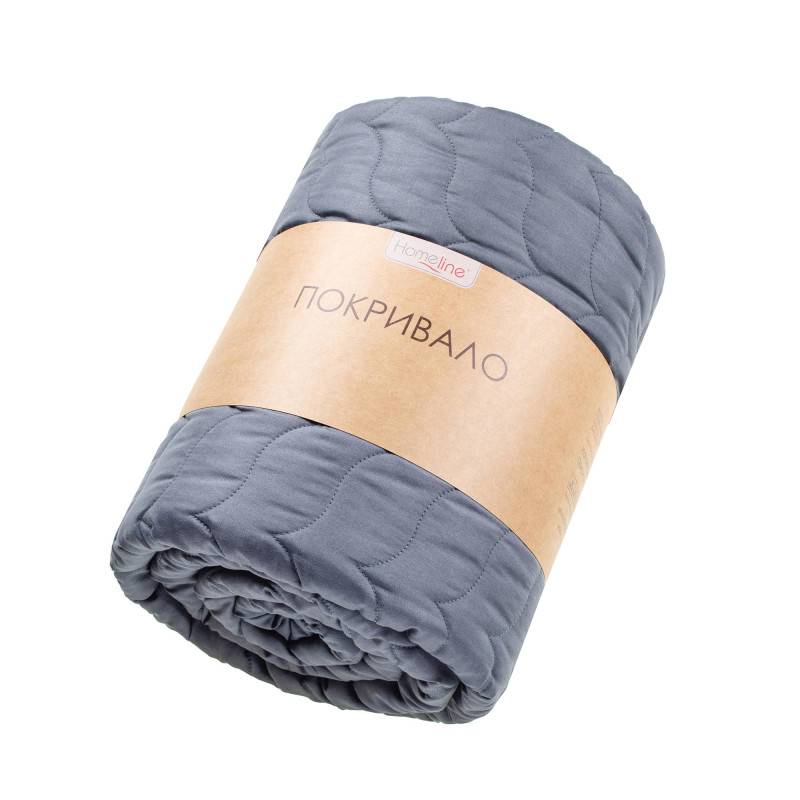 Покрывало стеганое Home Line 160х210 Графит 192195