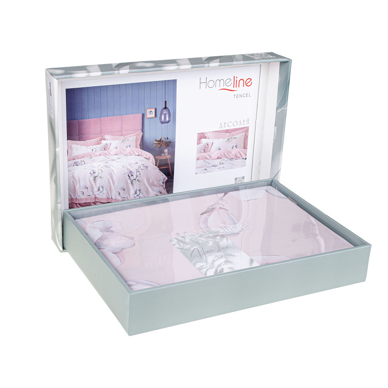 Євро комплект постільної білизни Home Line "ДЕСОЛЕЙ" (в коробці) 187069