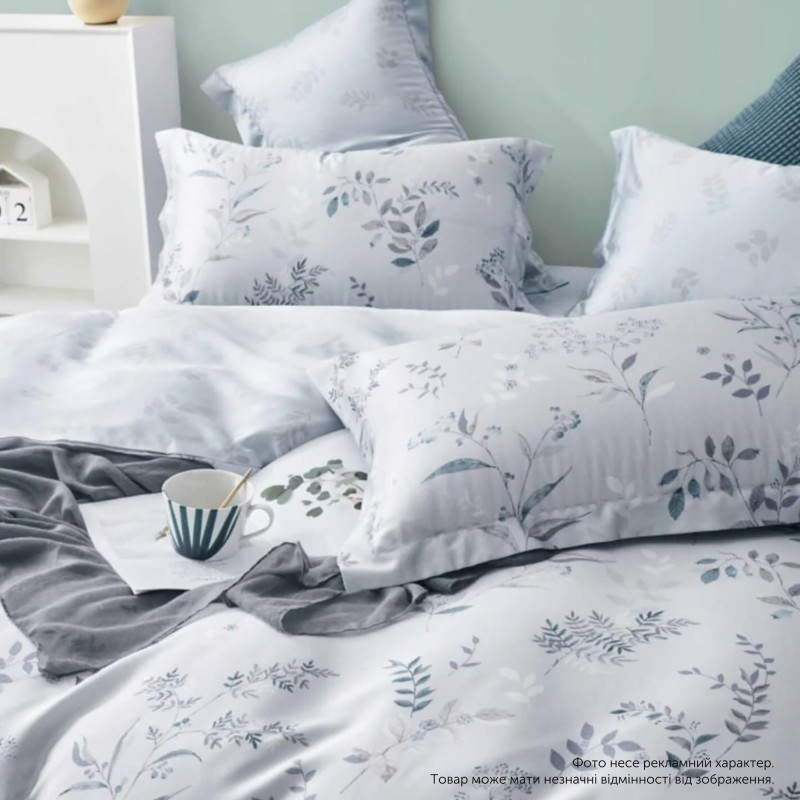 Євро комплект постільної білизни Home Line "ЛЕПАТО" (в коробці) 187065