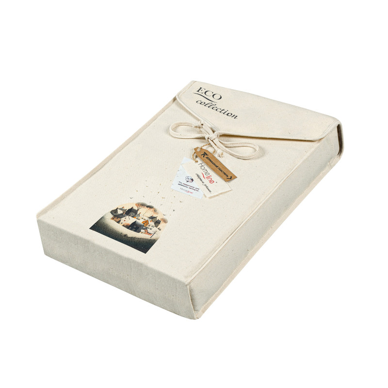 Півтораспальний комплект постільної білизни Home Line "ХАТКИ З ПТАХАМИ" 184469