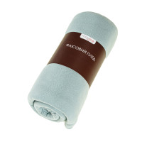 Плед флісовий гладкофарбований ментол 130х160 183943