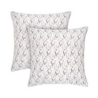 Наволочки бязеві (2шт.) "Цвітіння трав" (рожевий) 70х70см 183290