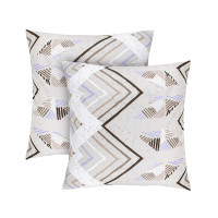 Наволочки бязеві (2шт.) "Захопленість" (бузково-бежевий) 70х70см 183278