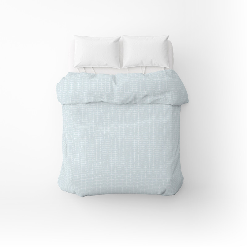 Підковдра бязева Home Line "Паркет" (світло-блакитний) 145х215см 183221