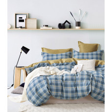 Євро комплект постільної білизни Home Line "ШРИФТ" 183031