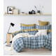 Півтораспальний комплект постільної білизни Home Line "ШРИФТ" 183030