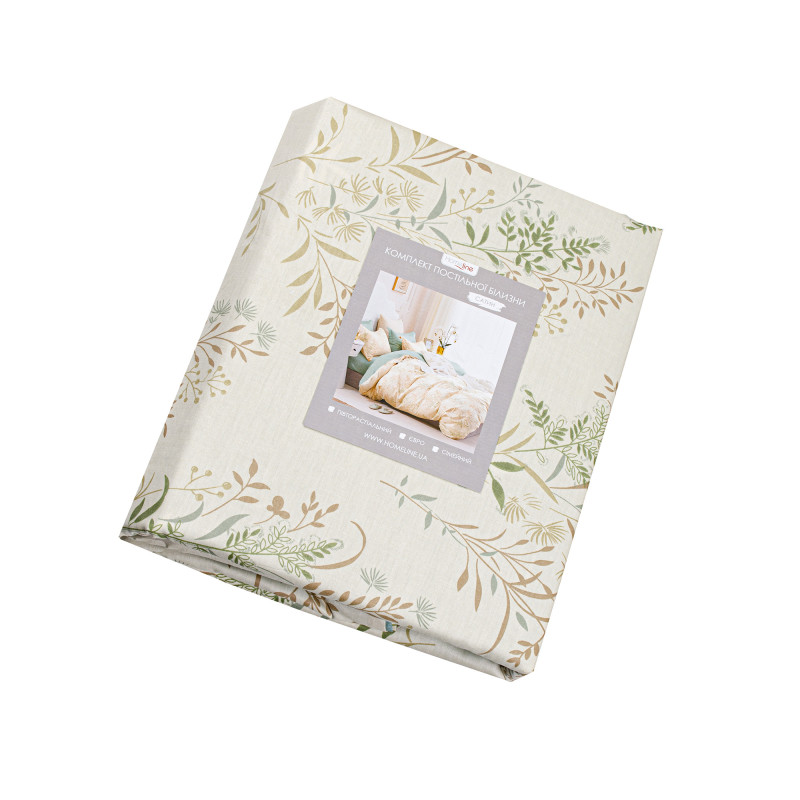 Сімейний комплект постільної білизни Home Line "СТЕПОВІ ТРАВИ" 183023