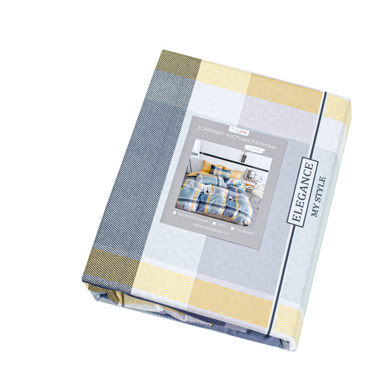 Євро комплект постільної білизни Home Line "ЕЛЕГАНТНІСТЬ" 182992