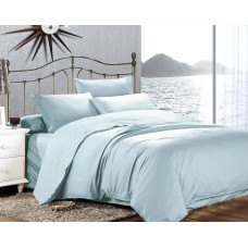 Сімейний комплект постільної білизни Home Line (світло-блакитний) 182972