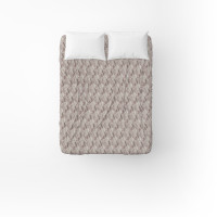 Простирадло бязеве Home Line "Цвітіння трав" 150х215см (сіро-ліловий) 181412