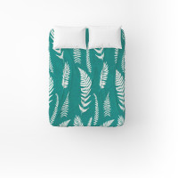 Простирадло бязеве Home Line "Папороть" 220х240см (зелений) 181409