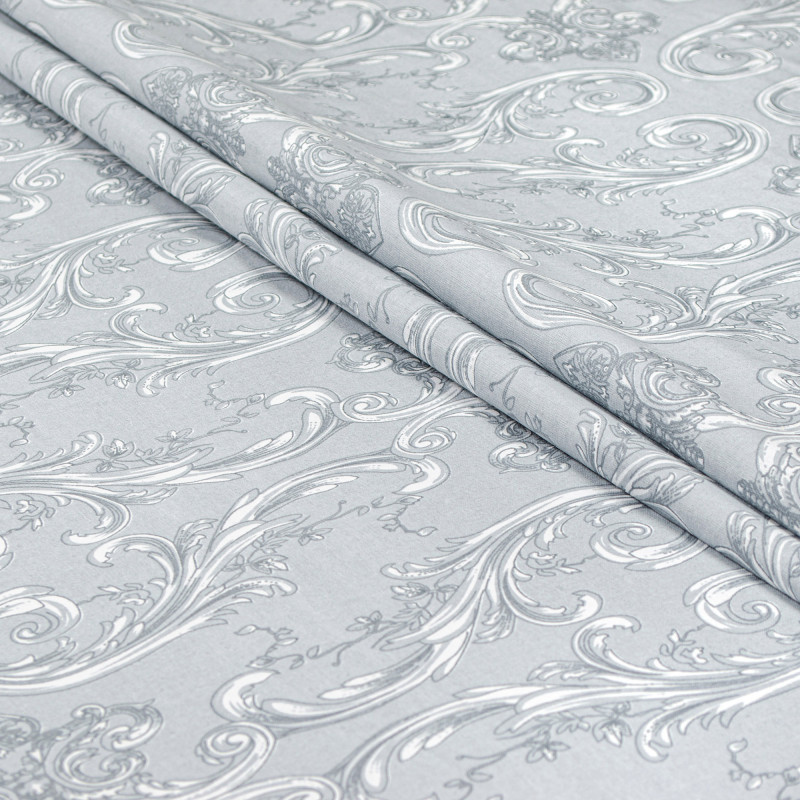Підковдра бязева Home Line "Завитки" (сірий) 175х215см 181398