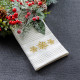 Рушник вафельний Home Line (білий, з вишивкою сніжинки) 45x70см 180067