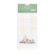 Рушник вафельний Home Line (смужка жовта, з вишивкою будинки) 45x70см 180065