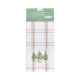 Рушник вафельний Home Line (смужка коричнева, з вишивкою ялинки) 45x70см 180063