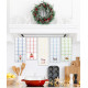Рушник вафельний Home Line (смужка синя, з вишивкою кошик) 45x70см 180059
