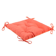 Подушка для сидіння "Спандекс на Зав'язках" Home Line (помаранчевий) 40x40см 179662