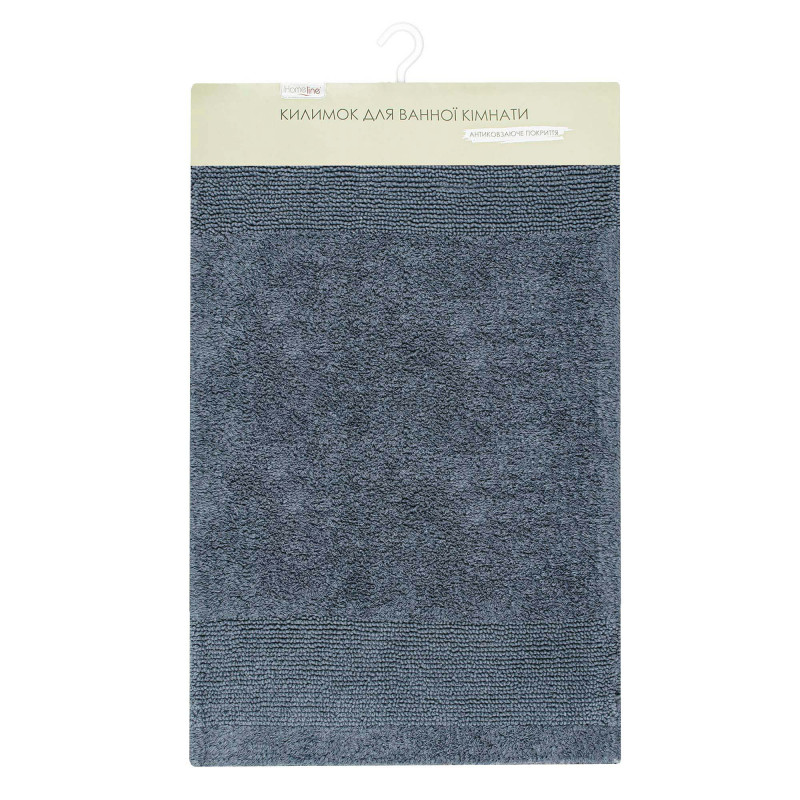 Килимок для ванної "Stripes" (темно-сірий) 60x90см 179644