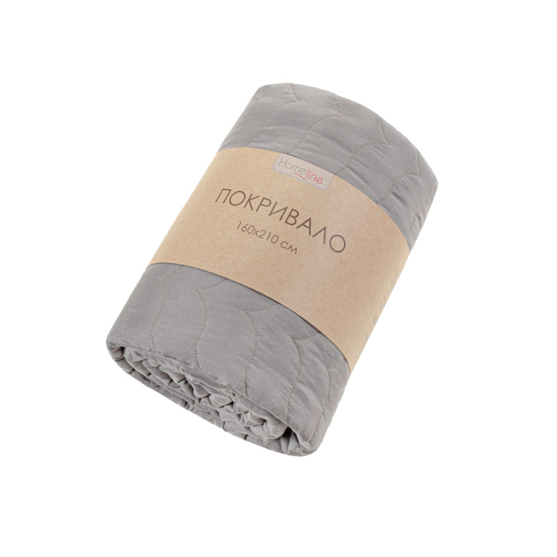 Покривало стьобане Home Line 160х210 (кавовий) 178203