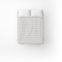 Простирадло бязеве Home Line "Цвітіння трав" 150х215см (блакитний) 176885