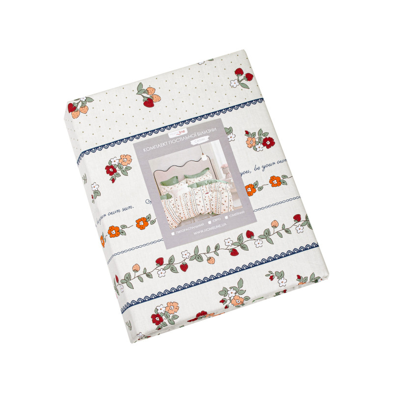 Півтораспальний комплект постільної білизни Home Line "СУНИЦІ" 176081