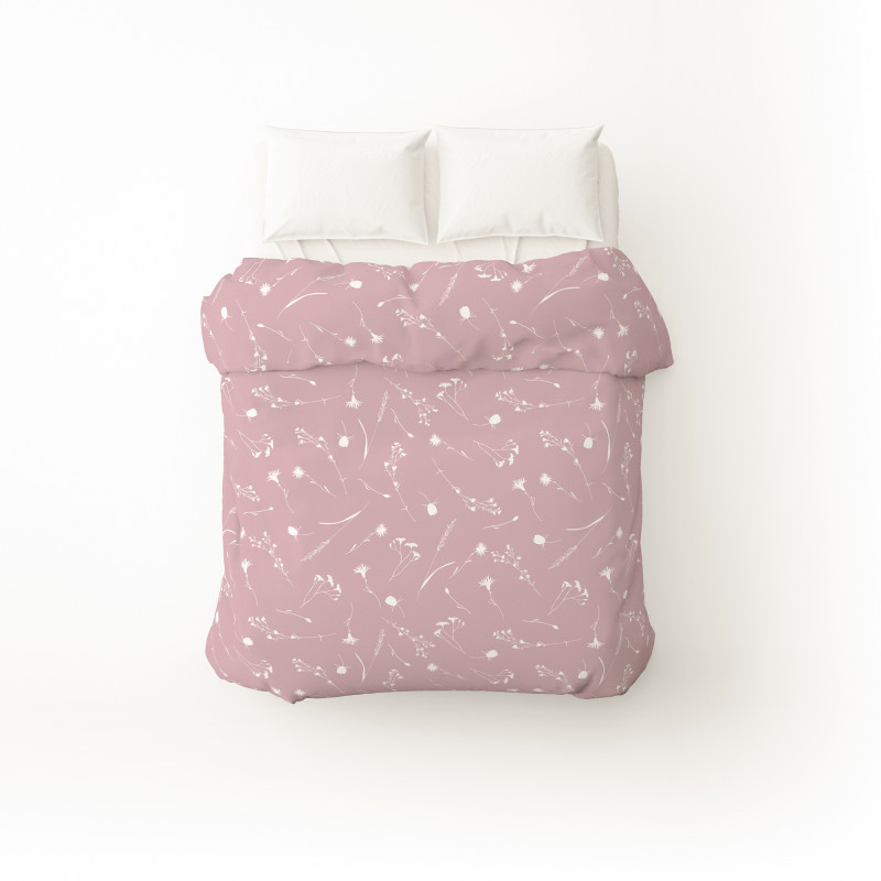 Підковдра бязева Home Line "Волошки" (лілово-сірий) 145х215см 173859