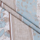 Простирадло бязеве Home Line "Затишок" 145х215см (блакитний-рожевий) 166531
