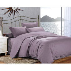 Євро комплект постільної білизни Home Line "Сатин Люкс" (фіолетовий) 168302