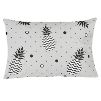 Наволочка бязева Home Line "Ананас" (сірий) 50х70см 165227