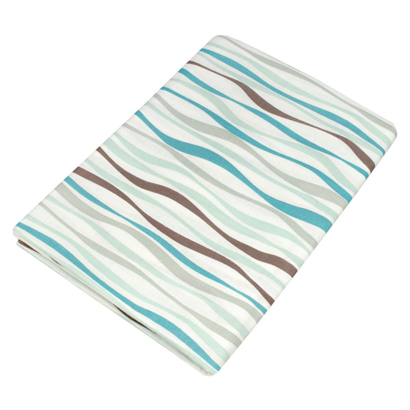 Простирадло бязеве Home Line "Хвиля" (бірюзова) 145х215см 163845