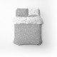 Півтораспальний комплект постільної білизни Home Line "Волошки" (сірі та білі) 162855